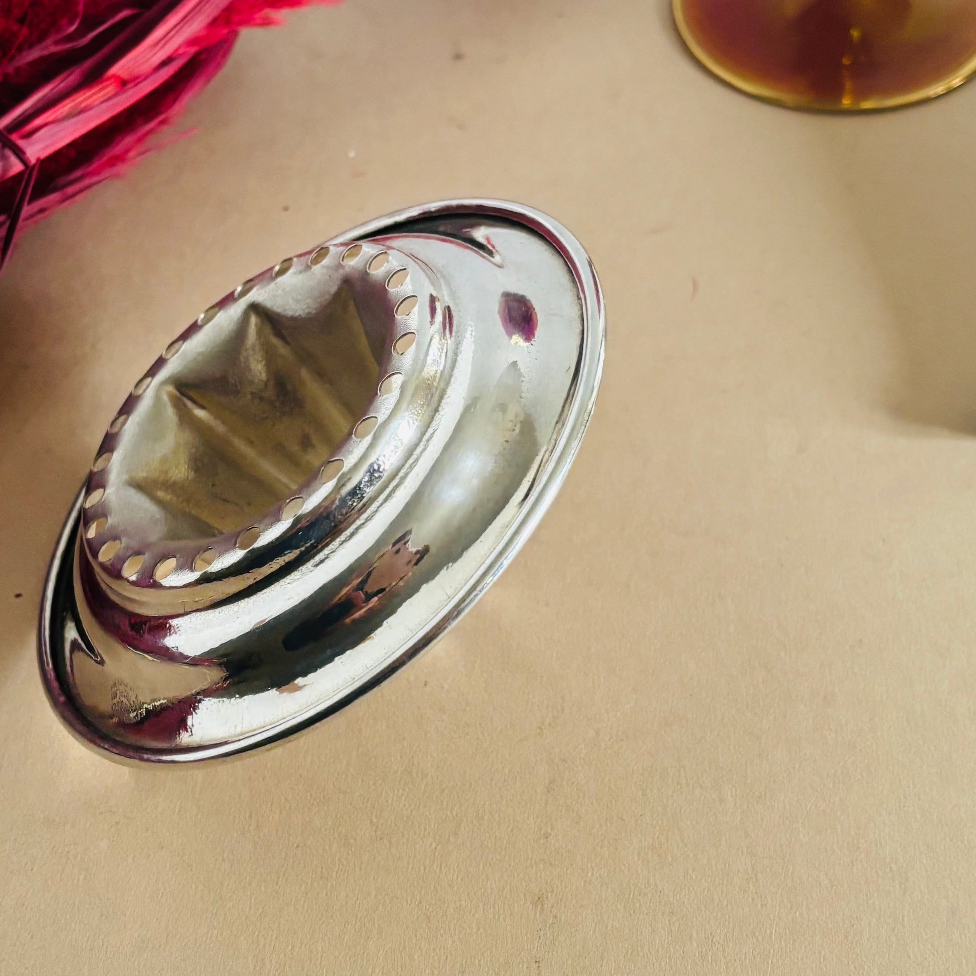 Antique Silver Lemon Juicer Art Deco | Functional & Stylish Reamer