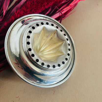 Antique Silver Lemon Juicer Art Deco | Functional & Stylish Reamer