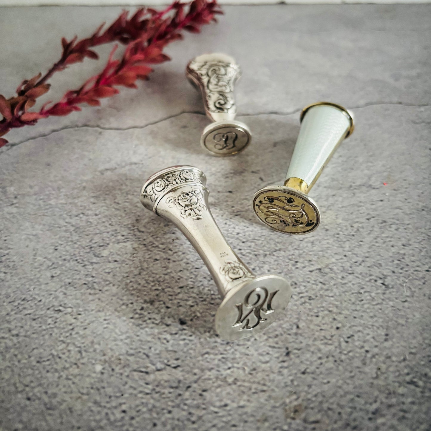 Antique Silver Wax Seal Stamp | The Urban Vintage Affair