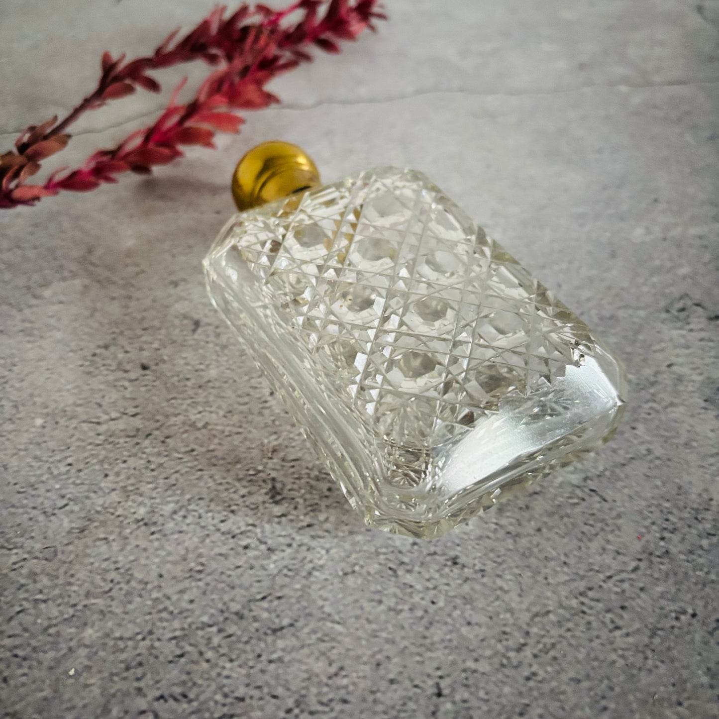 The Artist Jo - Antique Cut Glass Flask