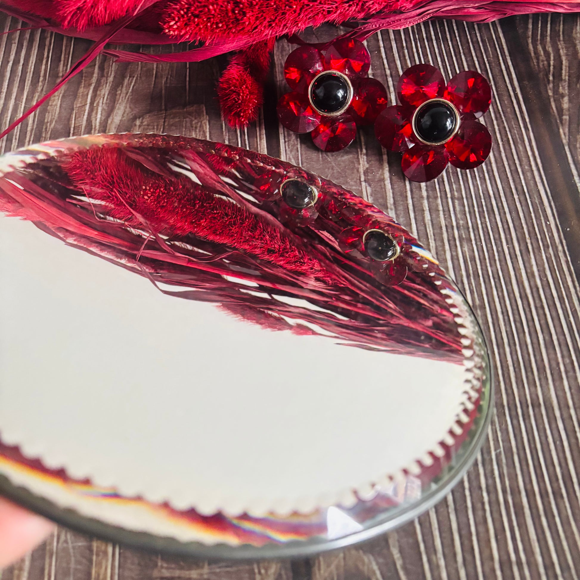 Small Antique Sorcerers Mirrors for Display | The Urban Vintage Affair