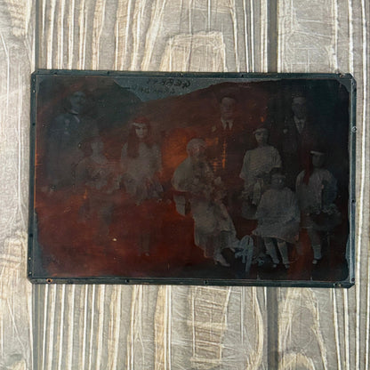 Vintage Copper Printing Plate Vintage Wedding Photo