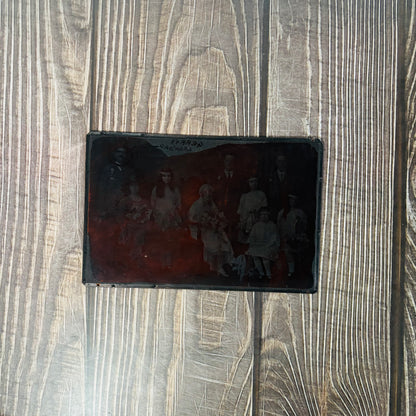 Vintage Copper Printing Plate Vintage Wedding Photo