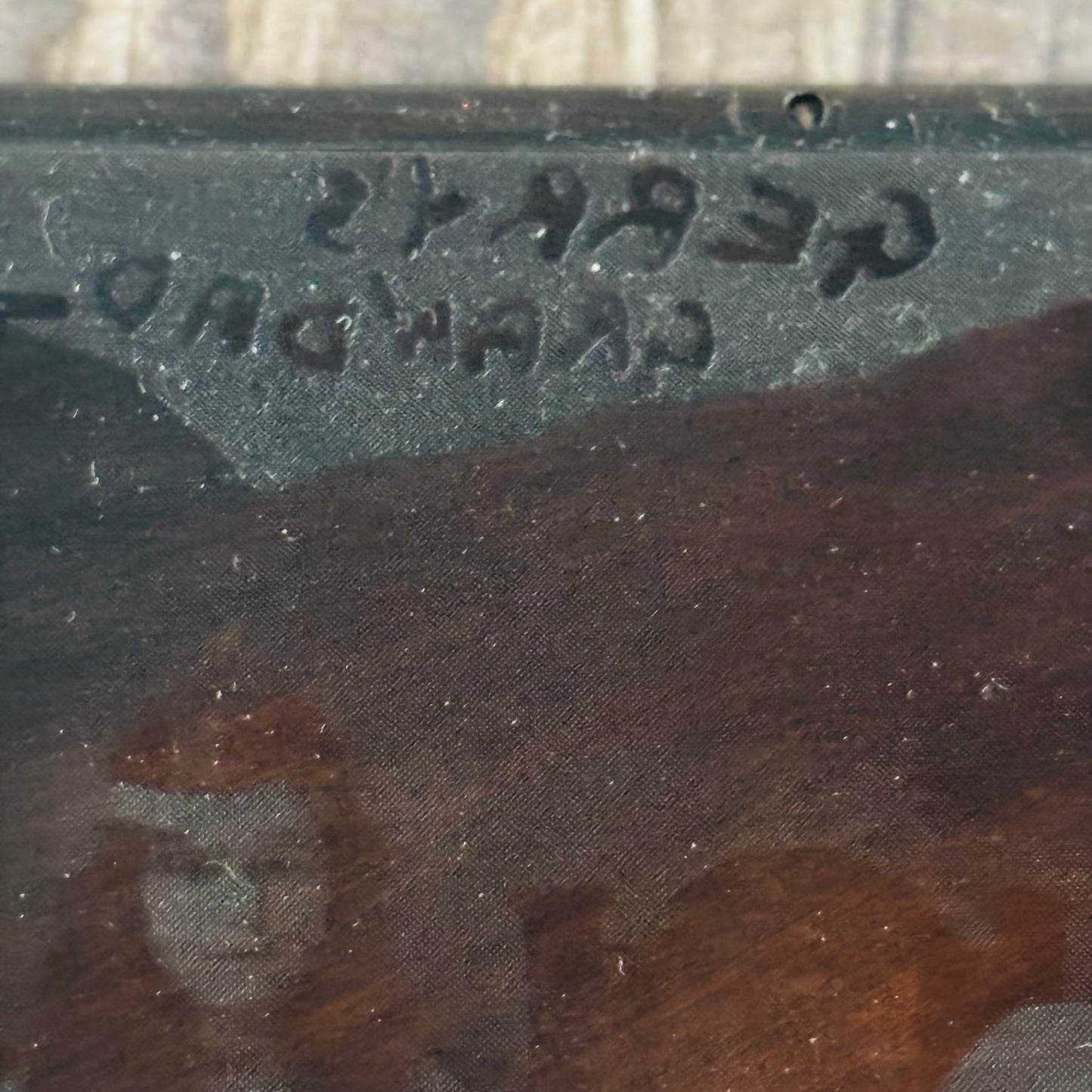 Vintage Copper Printing Plate Vintage Wedding Photo