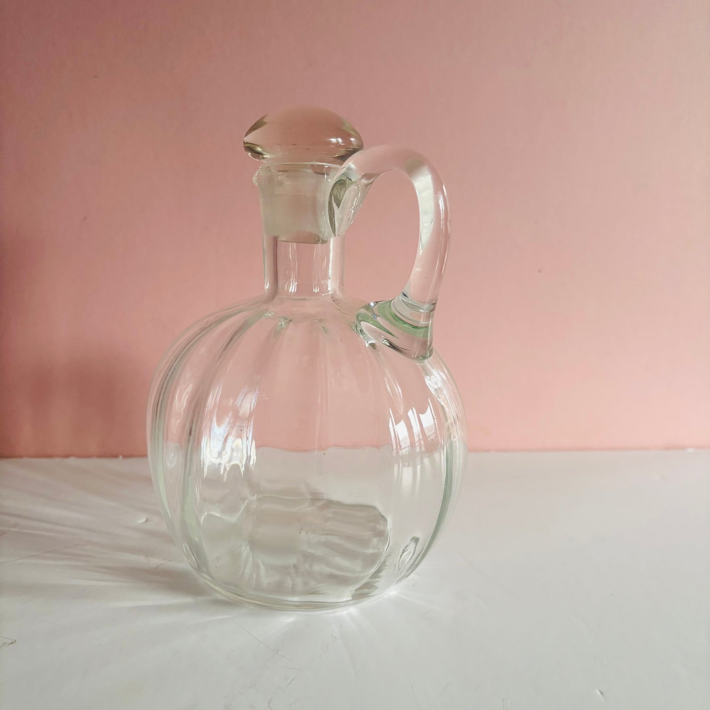 The Artist Amy - Vintage Fluted Glass Decanter Jug