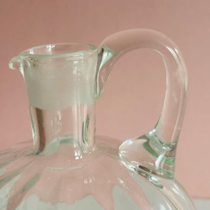The Artist Amy - Vintage Fluted Glass Decanter Jug