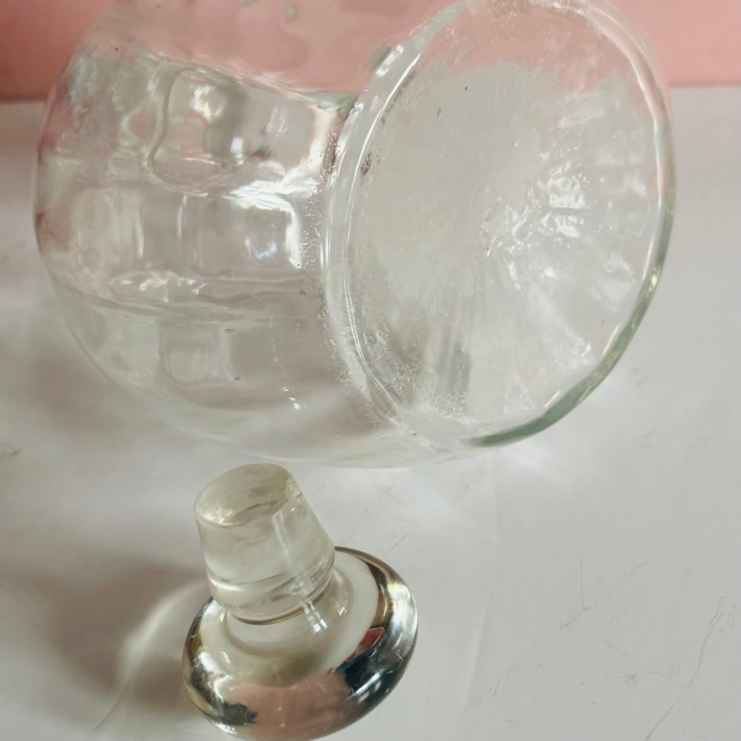 The Artist Amy - Vintage Fluted Glass Decanter Jug