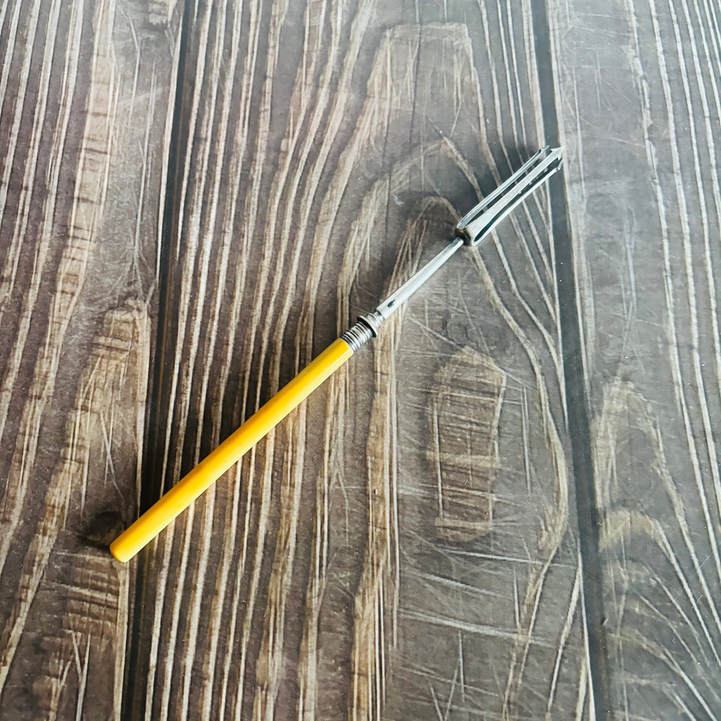 Rare Antique Silver & Bone Trident Fork | The Urban Vintage Affair