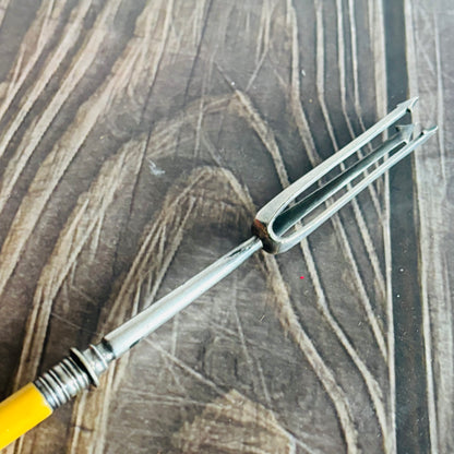 Rare Antique Silver & Bone Trident Fork | The Urban Vintage Affair