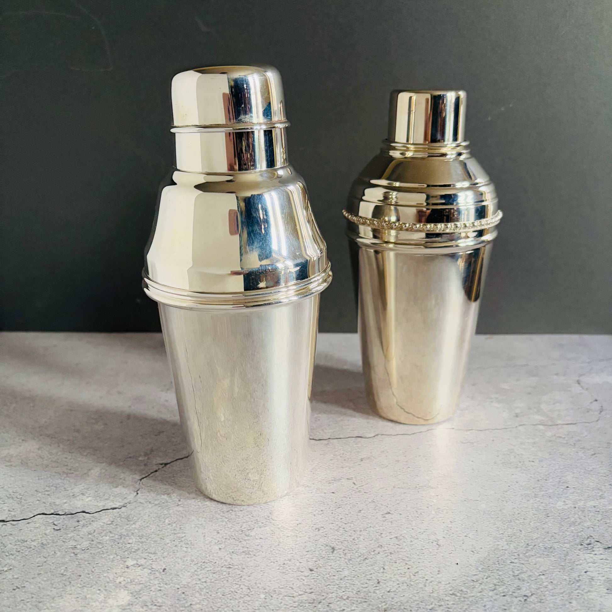 Silver Art Deco Cocktail Shaker | The Urban Vintage Affair