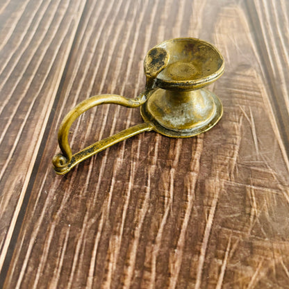 Antique Rare Indian Brass Diya Oil Lamp | The Urban Vintage Affair