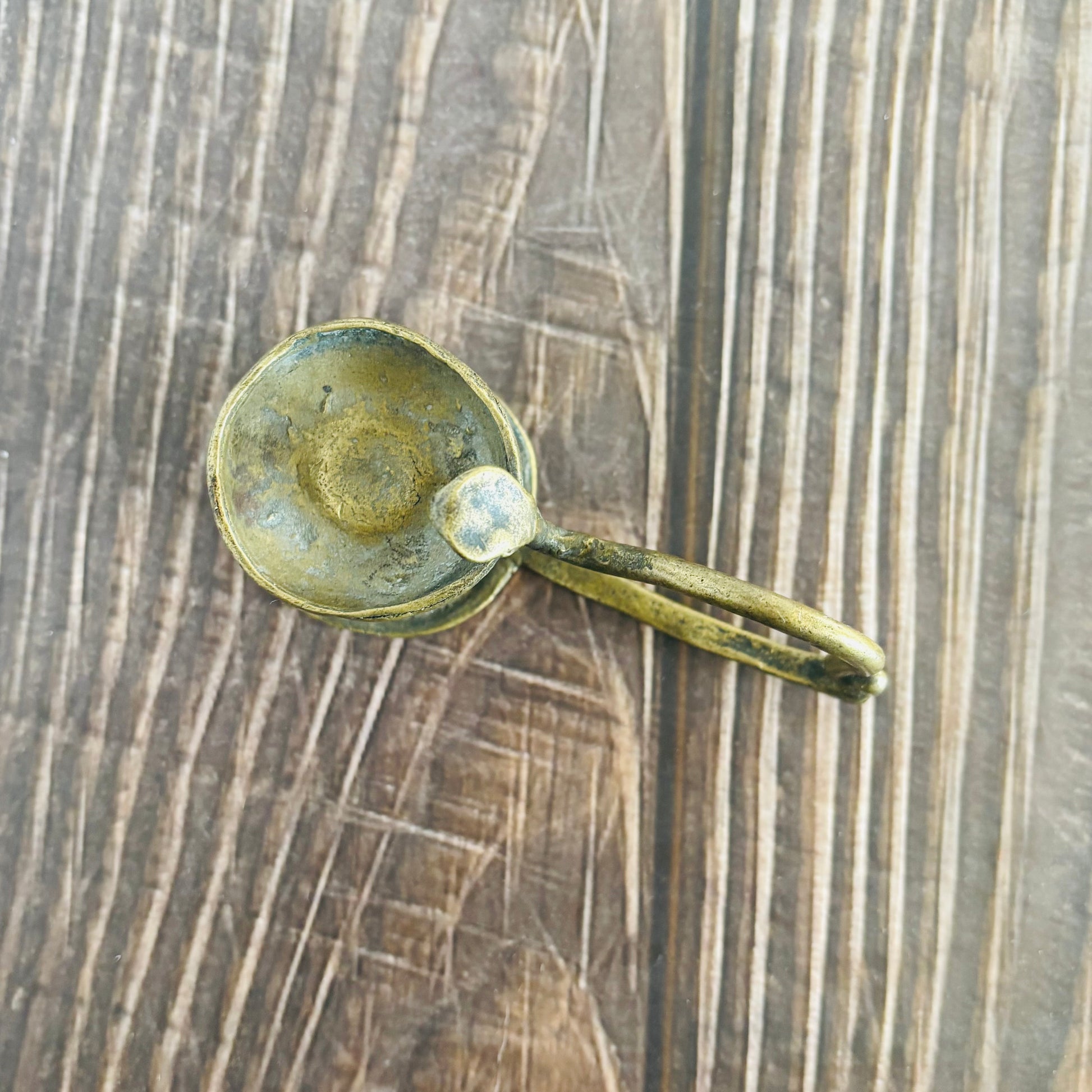 Antique Rare Indian Brass Diya Oil Lamp | The Urban Vintage Affair
