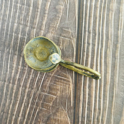 Antique Rare Indian Brass Diya Oil Lamp | The Urban Vintage Affair