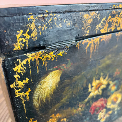 The Director Jay - Victorian Black Lacquer Stationery Box