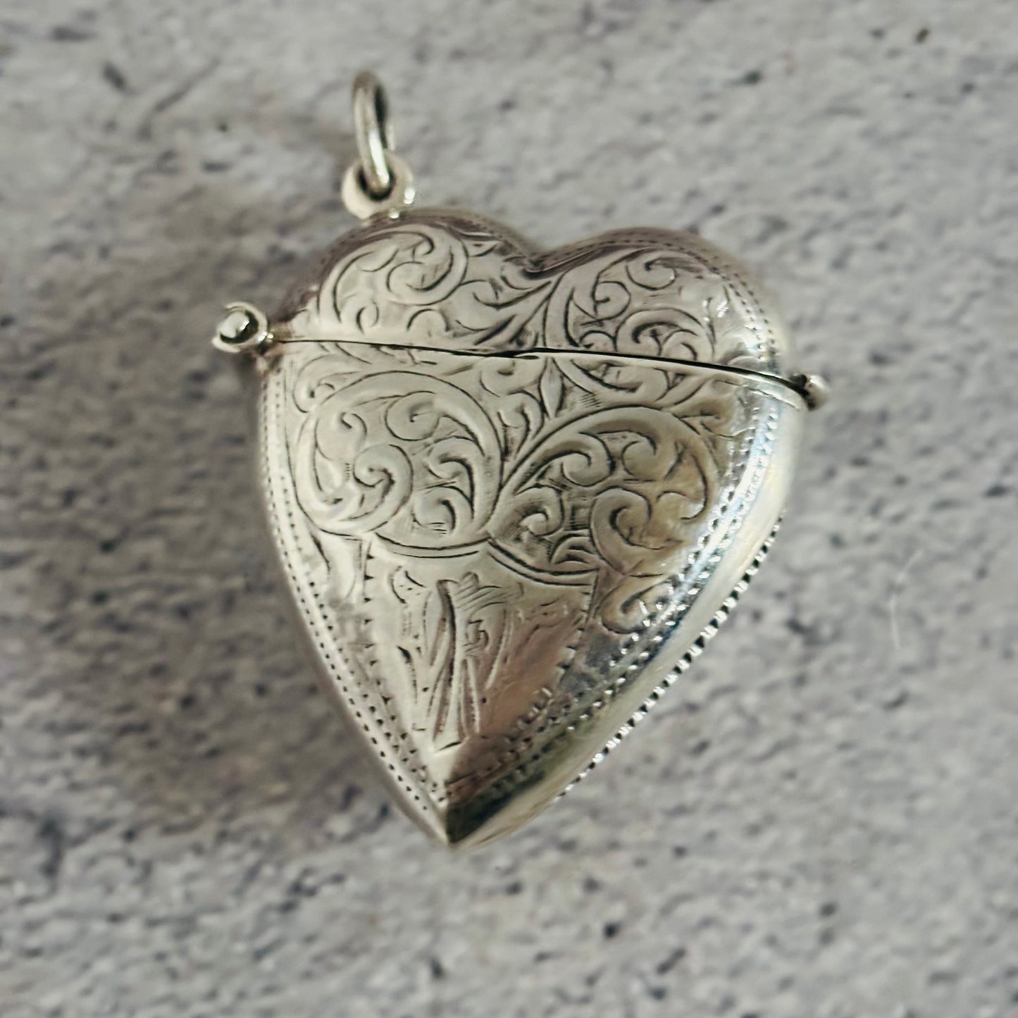 Sterling Silver Vesta In Heart Shape | Valentine Day Gift