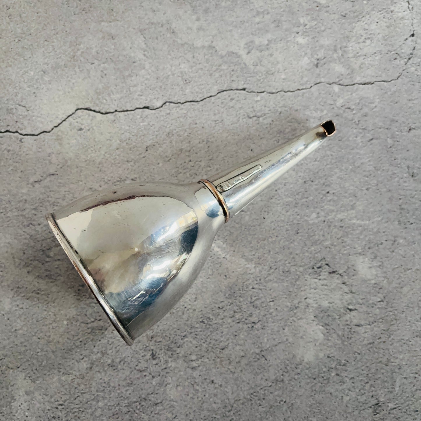 Antique Old Sheffield Plate Wine Funnel Strainer