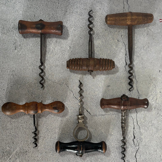 Victorian Treen Corkscrew | Antique Barware Accessory