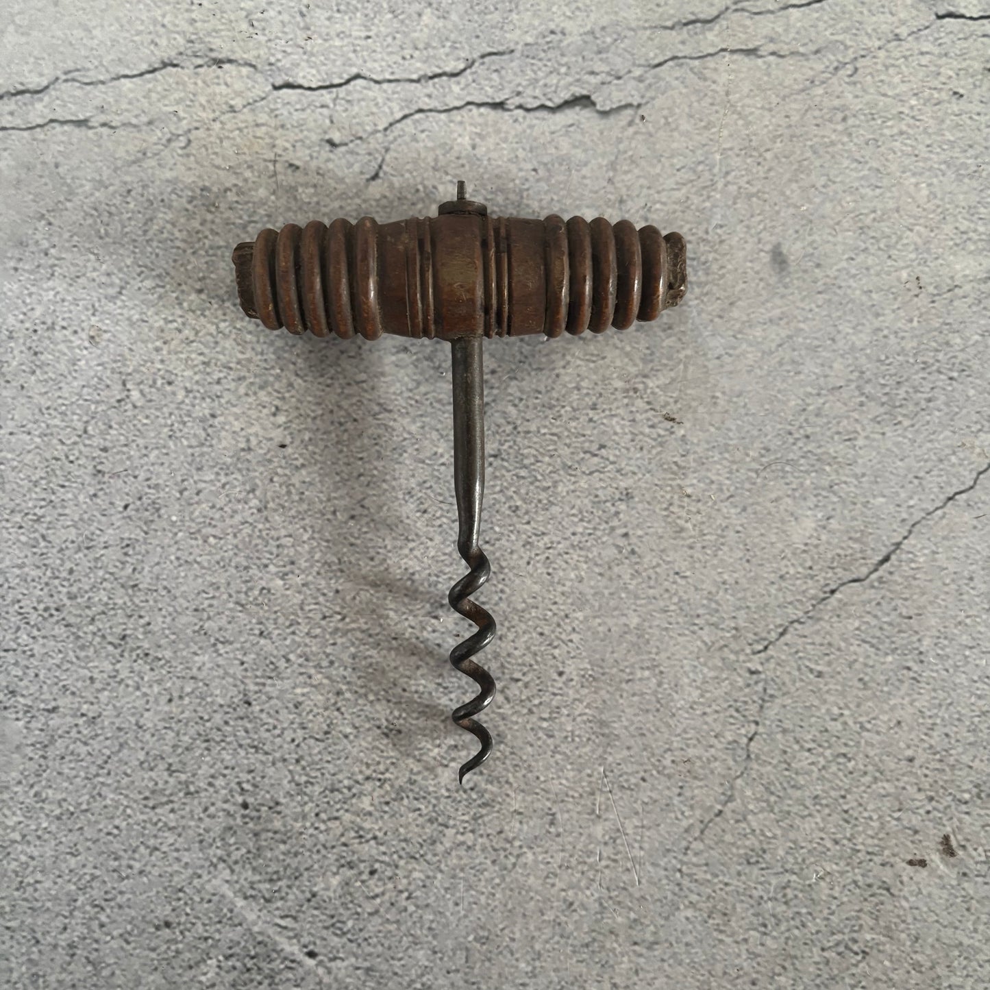 Victorian Treen Corkscrew | Antique Barware Accessory