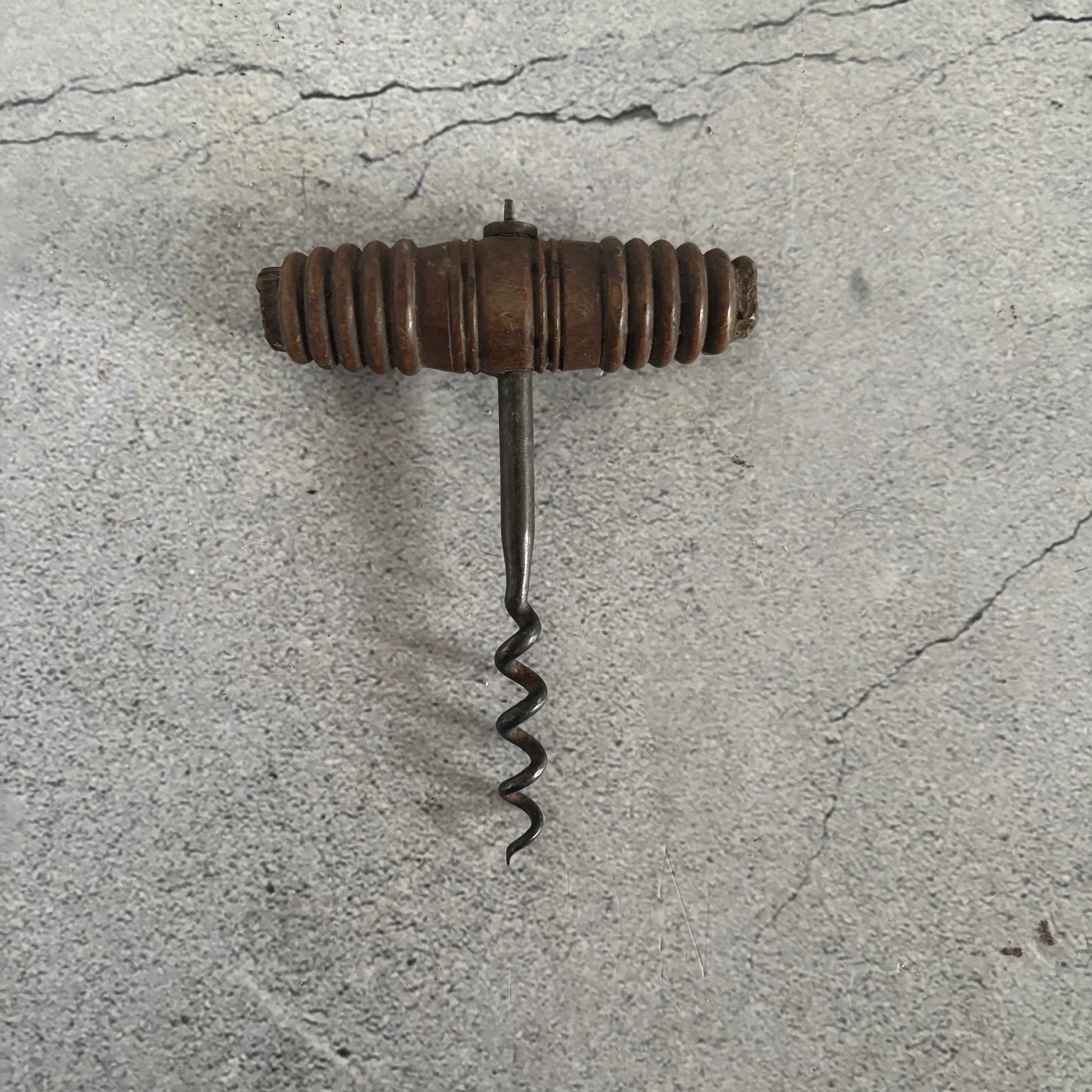 Victorian Treen Corkscrew | Antique Barware Accessory