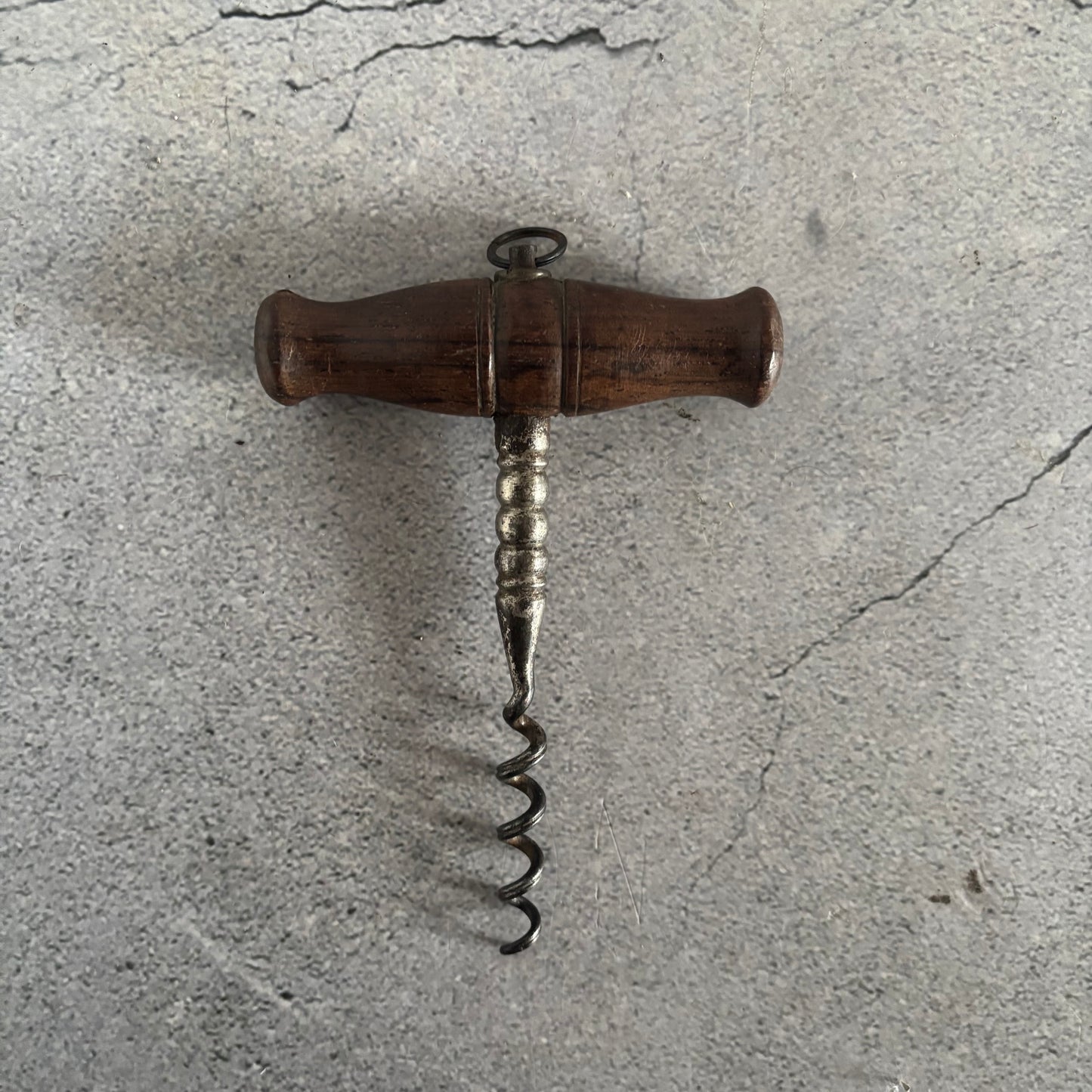 Victorian Treen Corkscrew | Antique Barware Accessory