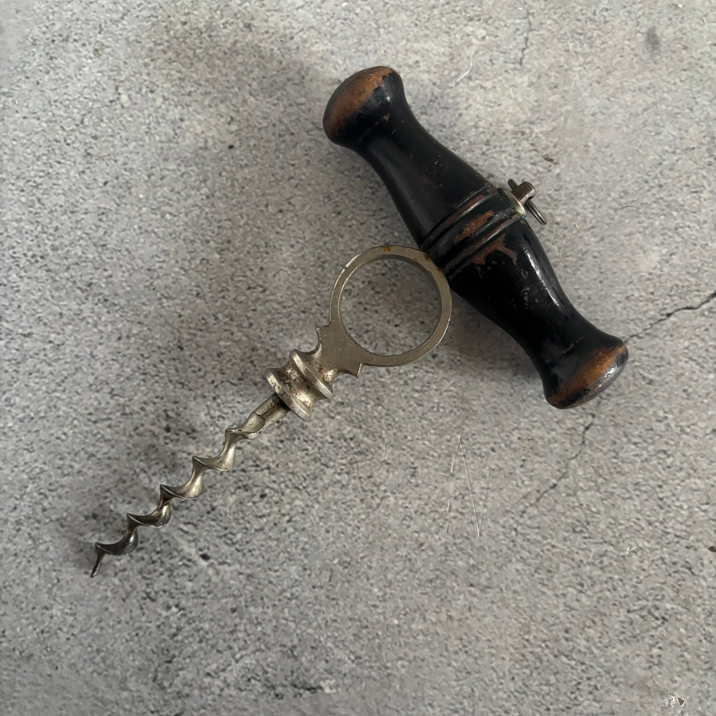 Victorian Treen Corkscrew | Antique Barware Accessory