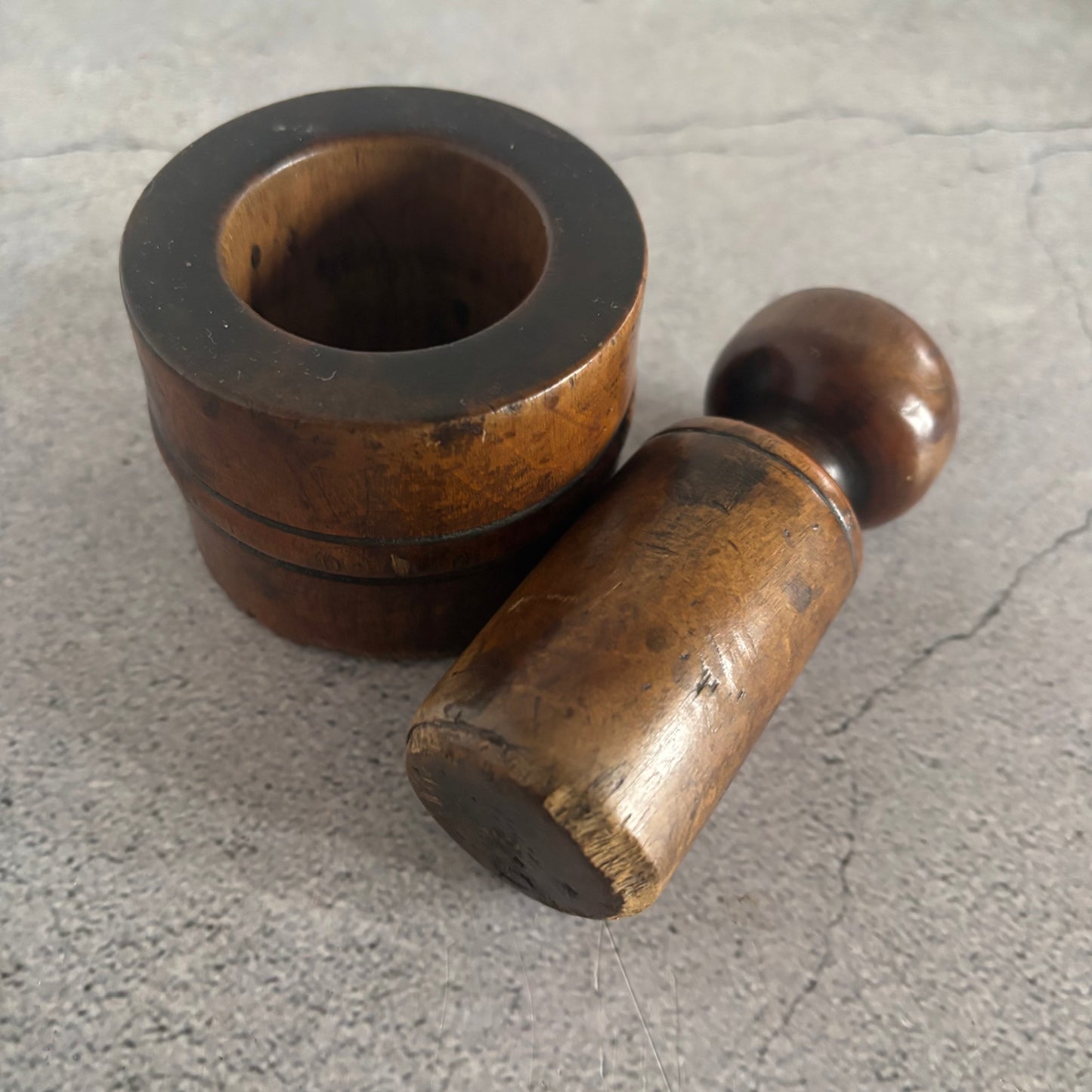 Antique English Treen Oak Packet Former | The Urban Vintage Affair