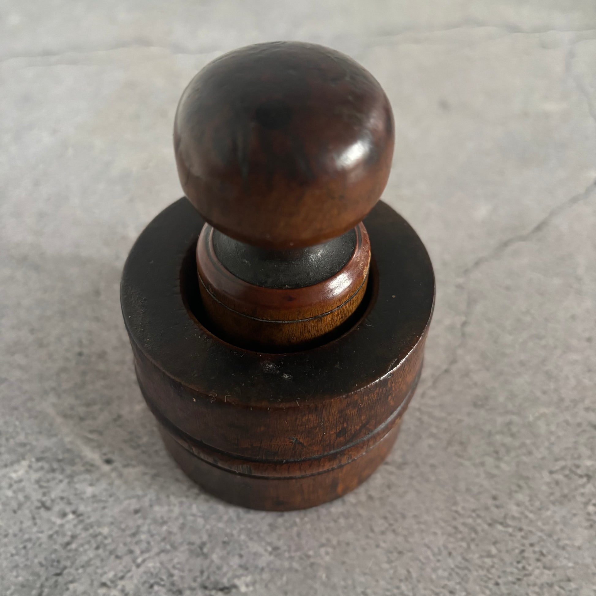 Antique English Treen Oak Packet Former | The Urban Vintage Affair