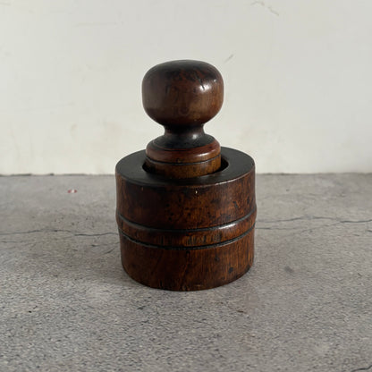 Antique English Treen Oak Packet Former | The Urban Vintage Affair