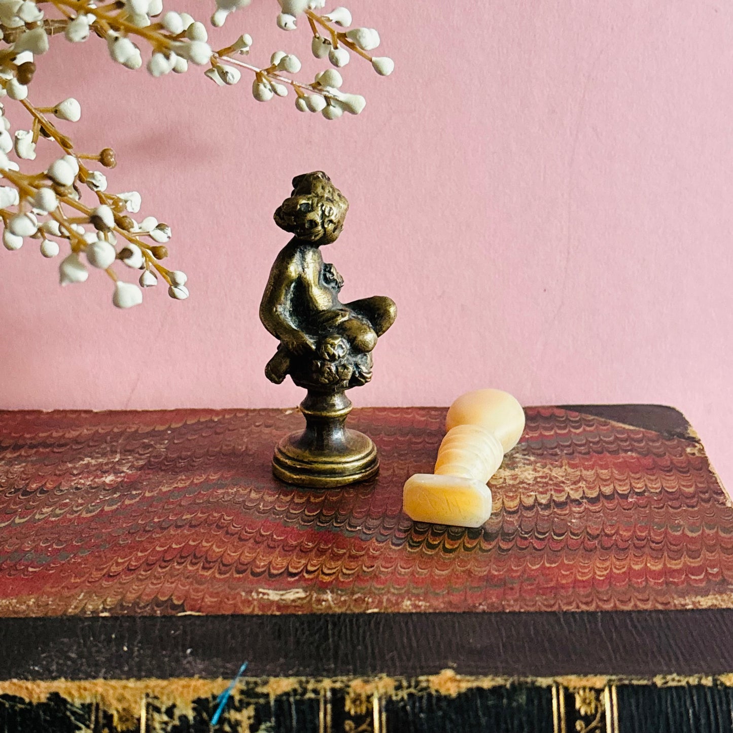 The Director Millie - Bronze Wax Seal Stamp Sculpture