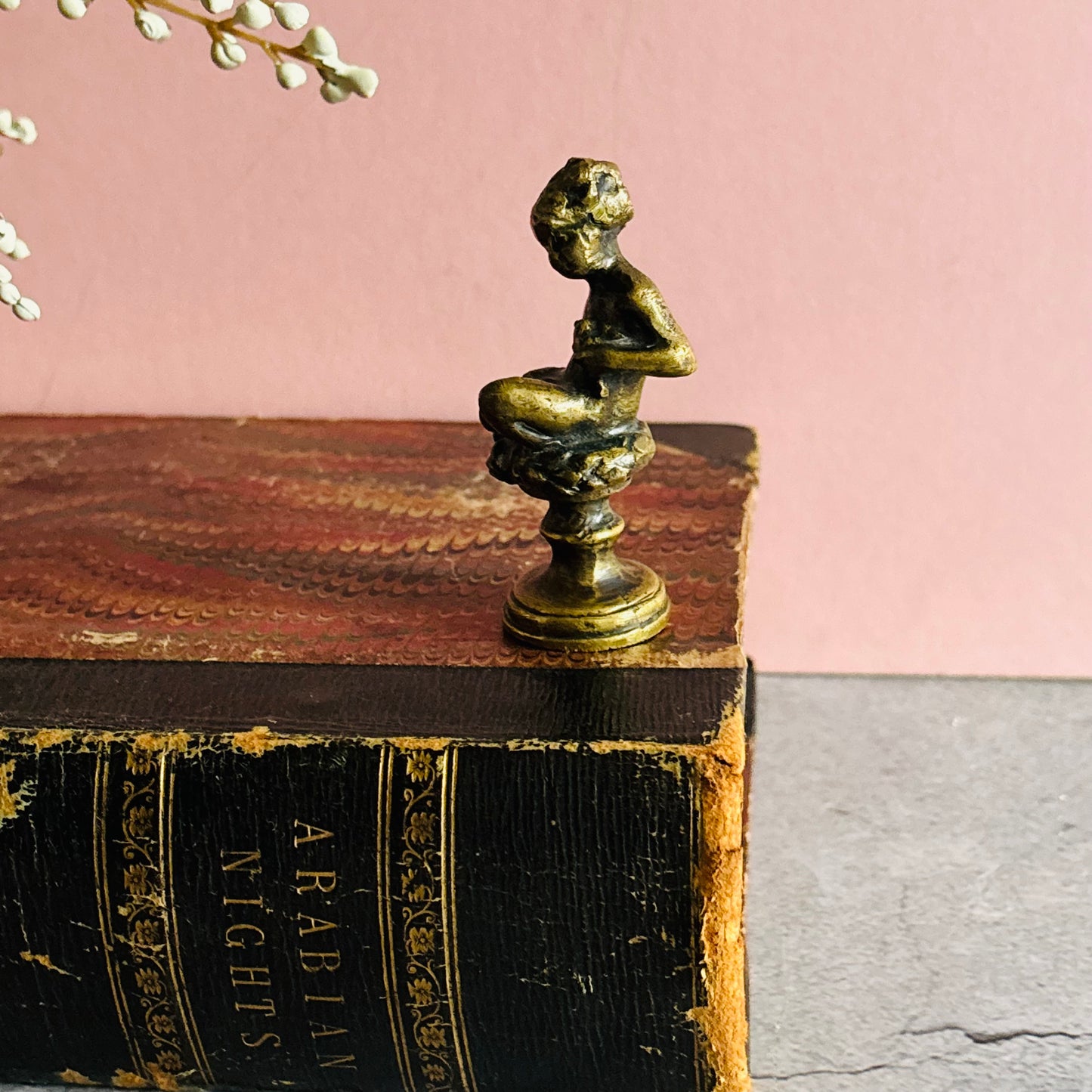 The Director Millie - Bronze Wax Seal Stamp Sculpture