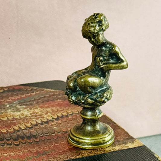 The Director Millie - Bronze Wax Seal Stamp Sculpture