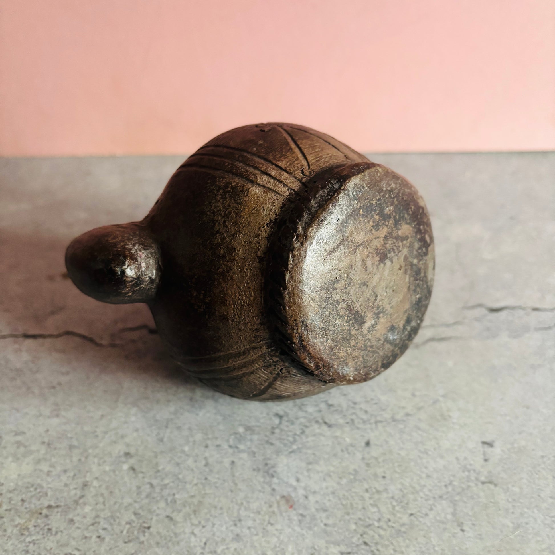 Antique African Clay Ink Pot From Kano Nigeria | Rare Beautiful Find