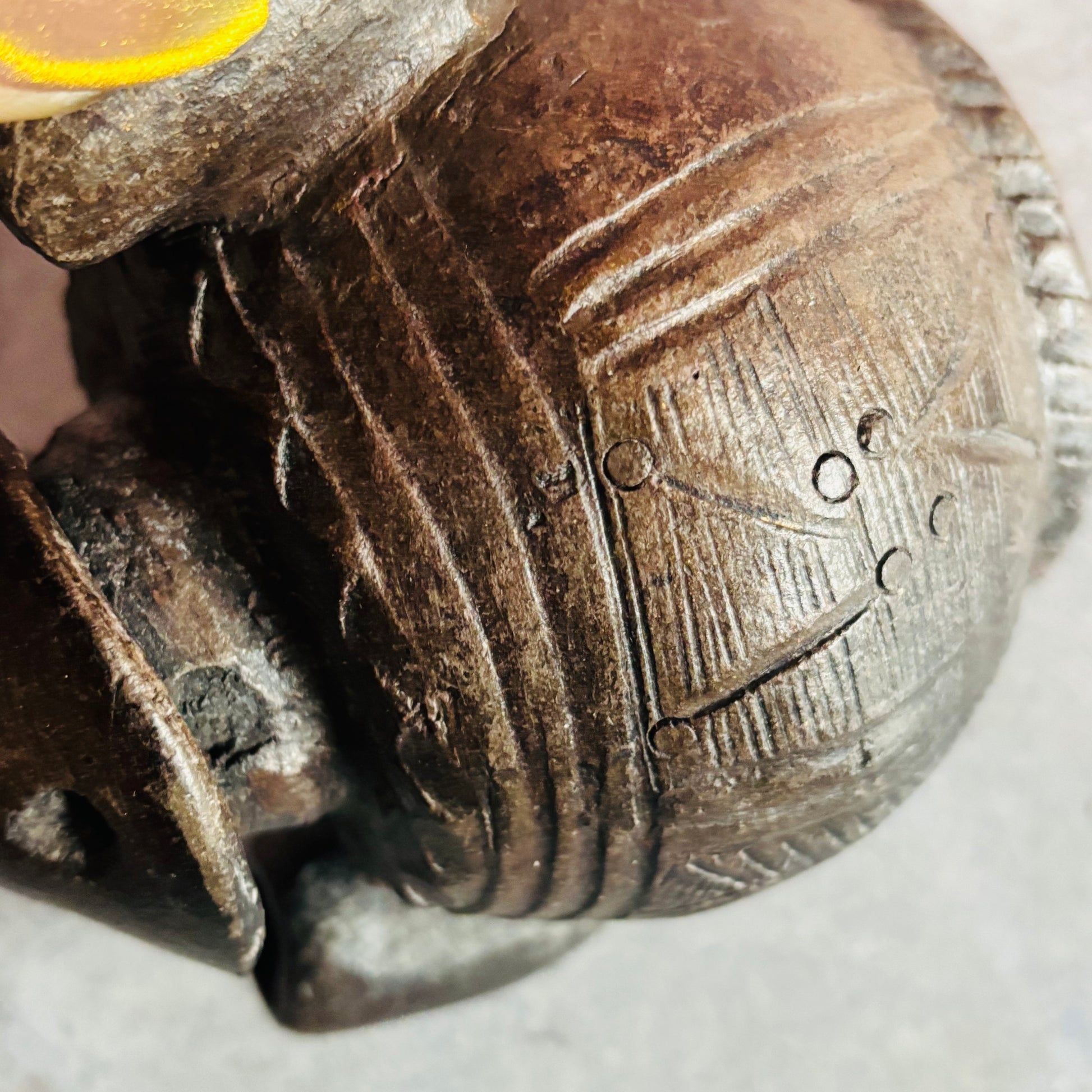 Antique African Clay Ink Pot From Kano Nigeria | Rare Beautiful Find