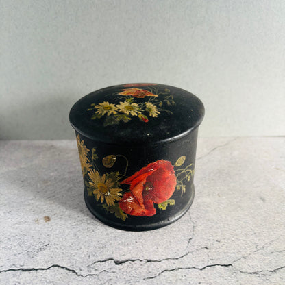 The Mixologist Meg - Antique Black Lacquer Paper Mache Box