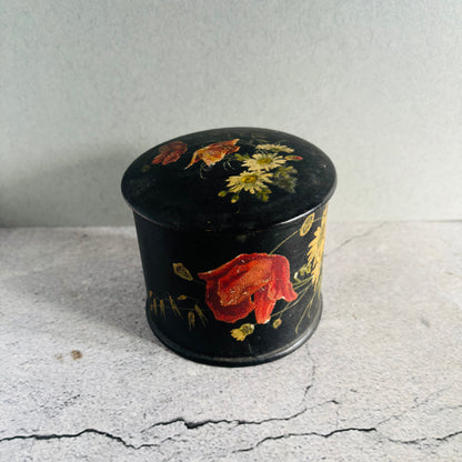 The Mixologist Meg - Antique Black Lacquer Paper Mache Box