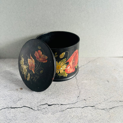 The Mixologist Meg - Antique Black Lacquer Paper Mache Box