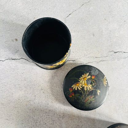 The Mixologist Meg - Antique Black Lacquer Paper Mache Box