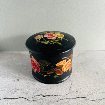 The Mixologist Meg - Antique Black Lacquer Paper Mache Box