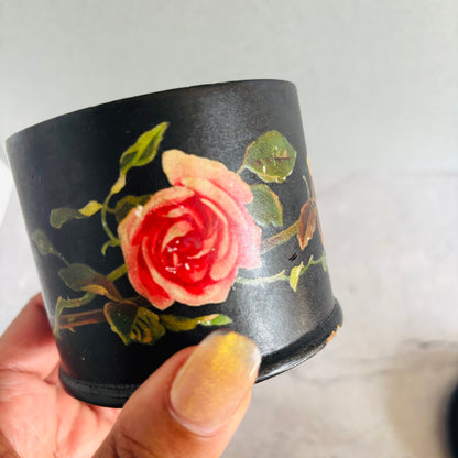 The Mixologist Meg - Antique Black Lacquer Paper Mache Box