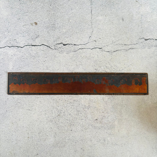 The Director Ben - Vintage Copper Printing Plate