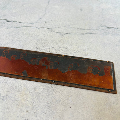 The Director Ben - Vintage Copper Printing Plate