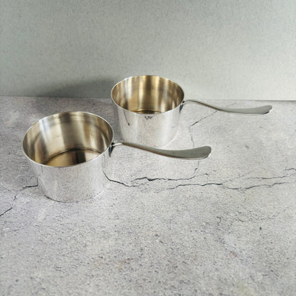 Antique Mappin & Webb Silver Warming Sauce Brandy Pan | Retro Barware