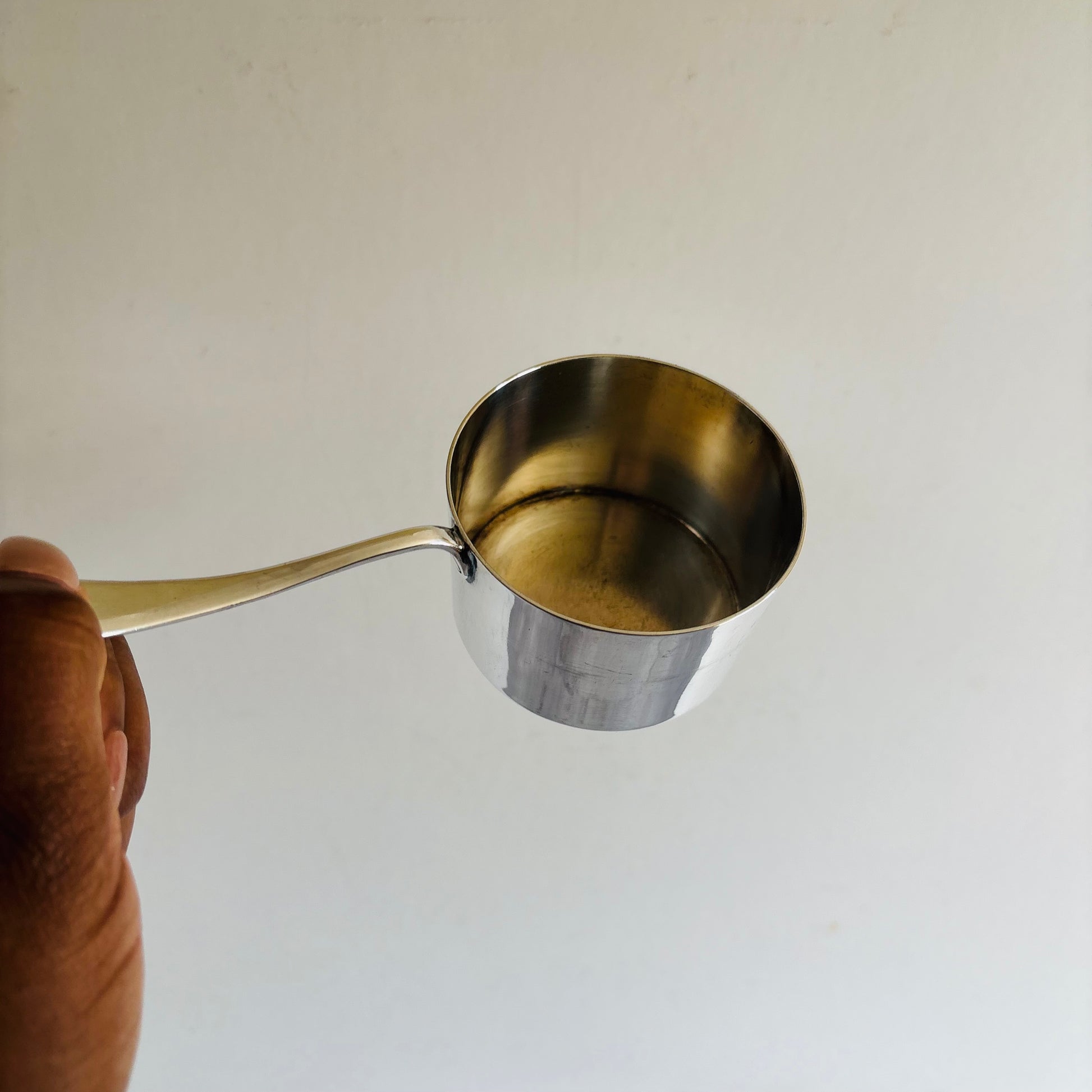 Antique Mappin & Webb Silver Warming Sauce Brandy Pan | Retro Barware