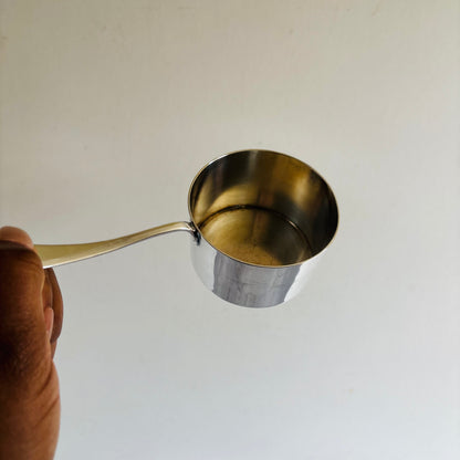 Antique Mappin & Webb Silver Warming Sauce Brandy Pan | Retro Barware
