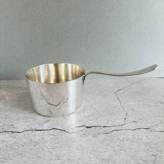 Antique Mappin & Webb Silver Warming Sauce Brandy Pan | Retro Barware