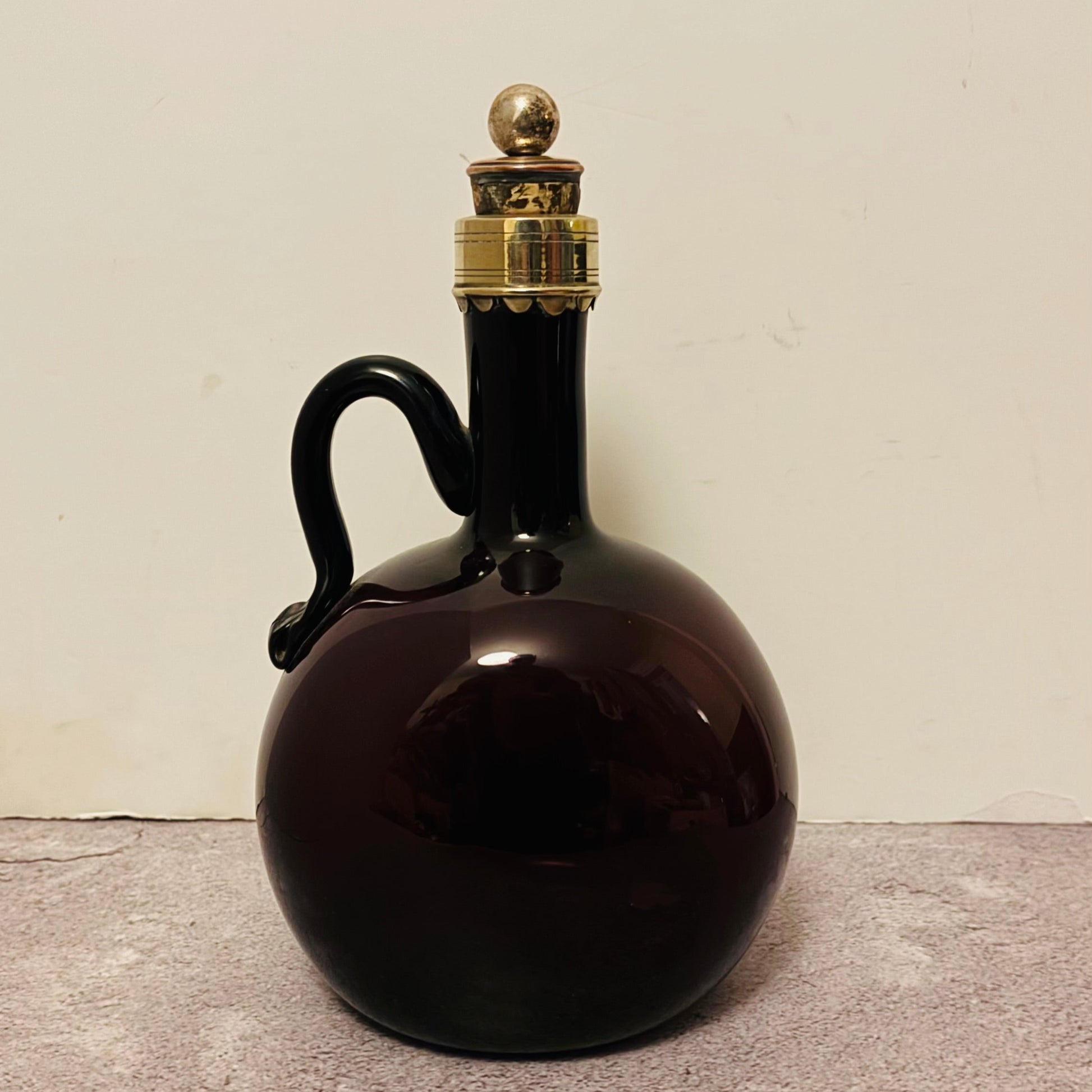 Antique Purple Wine Decanter Flagon | The Urban Vintage Affair