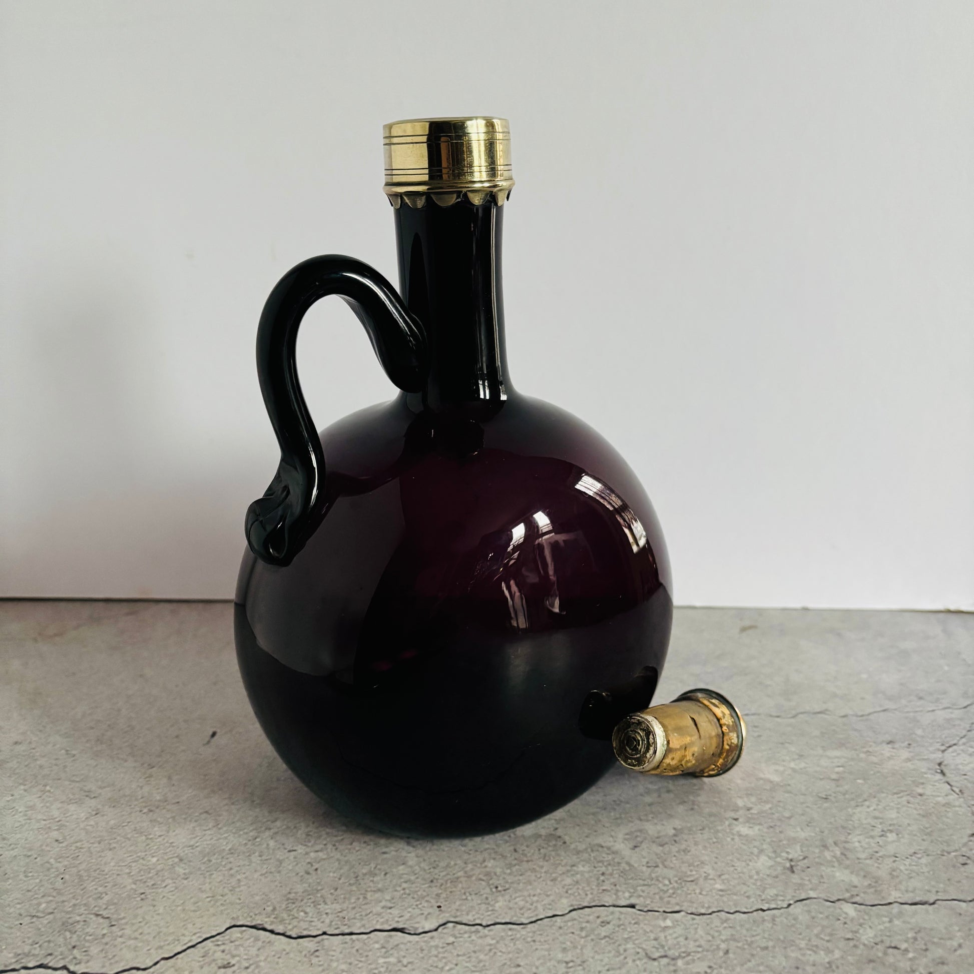 Antique Purple Wine Decanter Flagon | The Urban Vintage Affair