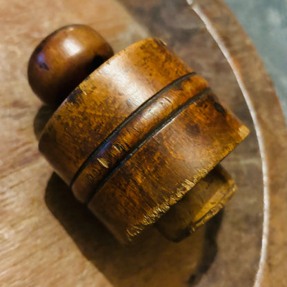 Antique English Treen Oak Packet Former | The Urban Vintage Affair