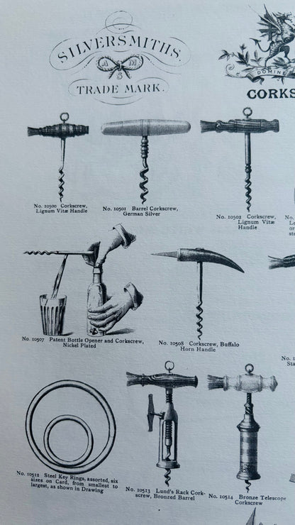 The Director Katie  - Victorian Pressed Horn Handle Corkscrew