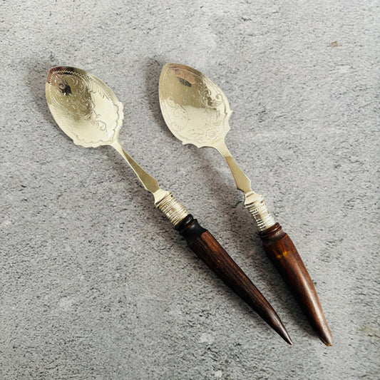 Antique Silver Stag Horn Jam Spoons | Unusual Gift Idea | The Urban Vintage Affair